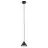 Emibig Colgante De Luz Elit Acero Negro | Apta para 1x GX53 - Max 12W