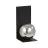 Emibig Luz De Pared Form Acero Negro | Apta para 1x E14 - Max 10W