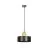Emibig Colgante De Luz Torin Acero Negro | Apta para 1x E27 - Max 15W