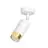 Emibig Luz de techo Hiro Acero Blanco | Apta para 1x GU10 - Max 10W