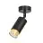 Emibig Luz de techo Hiro Acero Negro | Apta para 1x GU10 - Max 10W
