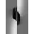 Emibig Luz De Pared Spiner Acero Negro | Apta para 1x G9 - Max 8W