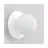 Emibig Luz De Pared Americana Acero Blanco | Apta para 1x G9 - Max 8W