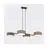 Emibig Colgante De Luz Drumz Acero Marrón | Apta para 4x E14 - Max 10W