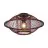Good&Mojo Luz de techo Maui Bambú Burgundy S | Apta para 1x E27 