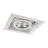 Noxion Empotrado Spot sin marco Pro 1x AR111 Ajustable Blanco | Recorte 164x164mm - G53 Casquillo