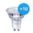Multipack 10x Philips Corepro LED Foco GU10 PAR16 4.6W 355lm 36D - 827 Luz muy Cálida | Reemplazo 50W