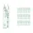Multipack 25x Osram T8 Lumilux 58W - 830 Luz Cálida | 150cm
