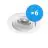 Multipack 6x Noxion Empotrado Spot Vision MR16 Ajustable Blanco | Recorte 69mm - GU10 Casquillo
