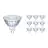 Multipack 10x Philips Corepro LED Foco GU5.3 MR16 2.9W 230lm 36D - 827 Luz muy Cálida | Reemplazo 20W