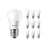 Multipack 10x Philips Corepro LED Lustre E27 Esférica Mate 5W 470lm - 827 Luz muy Cálida | Reemplazo 40W