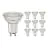Multipack 10x Noxion Foco LED GU10 PAR16 4W 345lm 36D - 827 Luz muy Cálida | Regulable - Reemplazo 50W