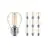 Multipack 10x Philips Master Value LED Lustre E27 Esférica con Filamento Clara 3.4W 470lm - 927 Luz muy Cálida | Mejor reproducción de color - Regulable - Reemplazo 40W