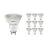Multipack 10x Noxion PerfectColor Foco LED GU10 PAR16 4W 345lm 36D - 930 Luz Cálida | Mejor reproducción de color - Regulable - Reemplazo 50W