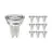 Multipack 10x Noxion Lucent Foco LED GU10 PAR16 4.8W 450lm 36D - 840 Blanco Frio | Reemplazo 65W