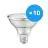 Multipack 10x Ledvance Foco LED E27 PAR30 10W 633lm 36D - 927 Luz Muy Cálida | Mejor Reproducción De Color - Regulable - Reemplazo 75W