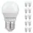 Multipack 10x Noxion Lucent Classic LED E27 Esférica Mate 4.5W 470lm - 827 Luz Muy Cálida | Reemplazo 40W