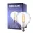 Noxion Lucent Con Filamento LED E27 Globe Clara 7W 806lm - 827 Luz Muy Cálida | Regulable - Reemplazo 60W