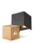 Multipack 4x D'Lite Luz De Pared Elingen Negro Up & Down 4.9W 480lm - 830 Luz Cálida | IP65