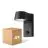 Multipack 4x D'Lite Luz De Pared Lira Negro 7W 600lm 830 Luz Cálida | IP54 - Sensor De Movimiento