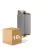 Multipack 10x Nordlux Nico Luz De Pared Aluminium Antracita Up & Down | IP54 - Apta para 2x GU10