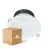Multipack 4x Philips Downlight LED Coreline DN142B Aluminium Blanco 19.2W 2300lm 60D - 830 Luz Cálida | Recorte 200mm - IP20 - Blanco Reflector