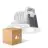 Multipack 4x Ledvance Foco LED Adjust Aluminium Blanco 8W 720lm 36D - 940 Blanco Frio | Recorte 68mm - IP20 - Mejor reproducción de color - Regulable