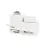 Bright Choice 1-Fase Rail Colgante De Luz Adaptador Blanco
