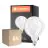 Multipack 6x Ledvance Classic LED E27 Globe con Filamento Mate 7.5W 1055lm - 827 Luz muy Cálida | Regulable - Reemplazo 75W