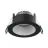Noxion Foco LED Ares Profundo Negro 6W 540lm 927-940 3CCT - con Inner Circulo Blanco | Recorte 68mm