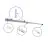 Bright Choice Rail Set 1-Fase 3 Metro Blanco | incl. Tapa Final, Conector de Alimentación y I-Conector