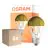 Multipack 6x Osram Classic LED E27 Pera Con Filamento Mirror Oro 4W 400lm - 827 Luz Muy Cálida | Reemplazo 35W
