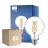 Multipack 6x Philips MASTER Value LED Globe E27 93mm Con Filamento Clara 5.9W 806lm - 922-927 Luz Muy Cálida | Mejor Reproducción De Color - Regulable - Reemplazo 60W