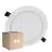 Multipack 4x Ledvance Downlight Slim Alu Blanco 16W 1600lm 90D - 830 Luz Cálida | Recorte 175mm - IP44 