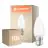 Multipack 10x Ledvance Classic LED B22 Vela Mate 3.4W 470lm - 827 Luz Muy Cálida | Reemplazo 40W