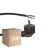 Multipack 50x Noxion Cable De Alimentación de alimentación Negro - Schuko Europlug + Extremos abiertos - 5m - 3 pole 0,75mm2