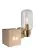 Multipack 6x Nordlux Tutan Luz De Pared Vidrio Latón | Apta para E14