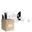 Multipack 6x D'Lite Luz de techo Beitem Mate Blanco FSC Madera | Apta Para 4x GU10