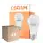 Multipack 4x Osram LED Star Classic E27 Pera Mate 10W 1055lm - 827 Luz Muy Cálida | Sensor De Luz - Reemplazo 75W