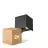 Multipack 2x D'Lite Luz De Pared Elingen Aluminium Negro Up & Down 4.9W 480lm - 830 Luz Cálida | IP65 - Sensor De Luz