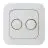 EcoDim Botón de atenuación DUO Busch-Jaeger Reflex incl. Rotary Cobertura Plato