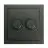 EcoDim Botón de atenuación DUO Busch-Jaeger Future Linear incl. Rotary Cobertura Plato