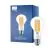 Philips MASTER LED Bulbo Ultra Efficient E27 Pera Clara 4W 840lm - 827 Luz muy Cálida | Regulable - Reemplazo 60W