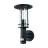 Eglo Luz De Pared Lisio 1 Acero Inoxidable Negro | IP44 - Apta para 1x E27 - Sensor De Movimiento