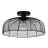 Eglo Luz de techo Rinroe Acero Negro Cobre | Apta para E27