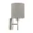 Eglo Luz De Pared Pasteri Acero Níquel Satinado | IP20 - Apta para 1x E27 