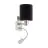 Eglo Luz De Pared Pasteri Acero Níquel Satinado 40 | IP20 - Incl. Foco y Excl. 1x E27