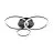 Eglo Luz de techo Parrapos-Z Acero Negro 11W 4300lm - 830-865 Ajustable Blanco | IP20 - Zigbee Regulable
