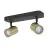 Eglo Luz de techo Consuma 1 Acero Negro Oro | IP44 - Apta para 2x GU10 