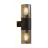 Eglo Luz De Pared Cropani Negro Up & Down | IP54 - Apta para 2x E27